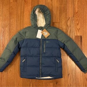 NWT Eddie Bauer Kids Youth Winter Jacket Coat Zip Up w/ Hood Size M ( 10 / 12 )